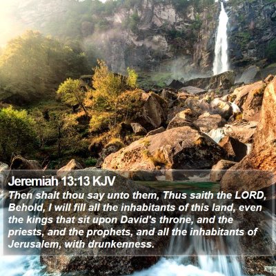 Jeremiah 13:13 KJV Bible Verse Image