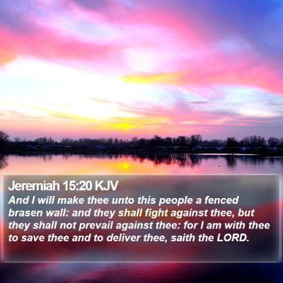 Jeremiah 15:20 KJV Bible Verse Image