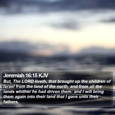 Jeremiah 16:15 KJV Bible Verse Image