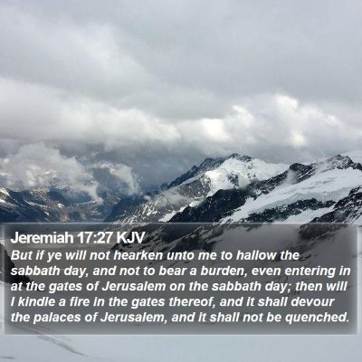 Jeremiah 17:27 KJV Bible Verse Image