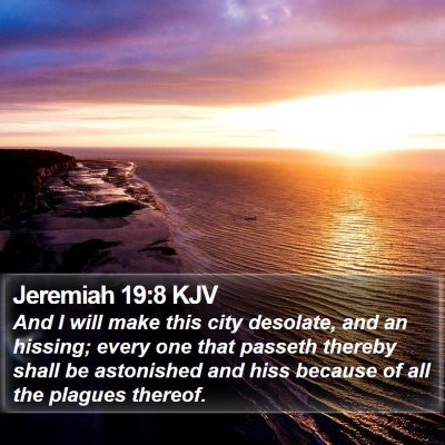 Jeremiah 19:8 KJV Bible Verse Image