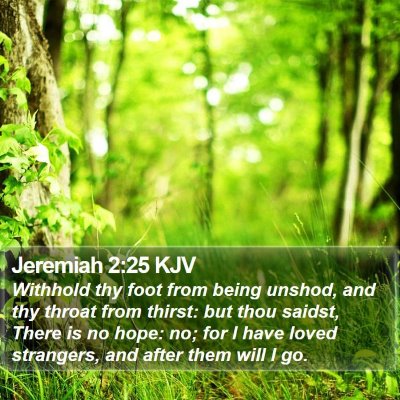 Jeremiah 2:25 KJV Bible Verse Image