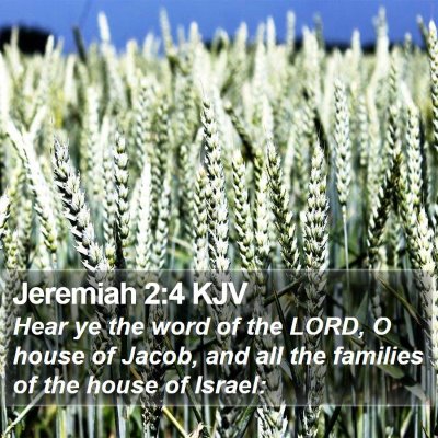 Jeremiah 2:4 KJV Bible Verse Image