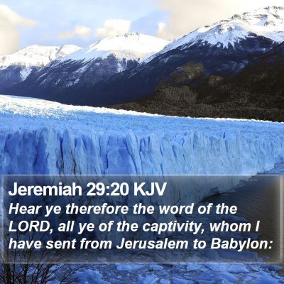 Jeremiah 29:20 KJV Bible Verse Image