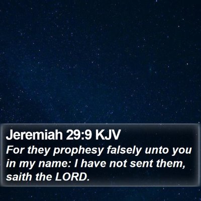 Jeremiah 29:9 KJV Bible Verse Image