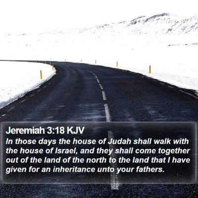 Jeremiah 3:18 KJV Bible Verse Image