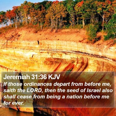 Jeremiah 31:36 KJV Bible Verse Image