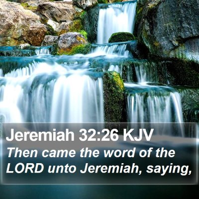 Jeremiah 32:26 KJV Bible Verse Image