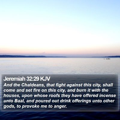 Jeremiah 32:29 KJV Bible Verse Image