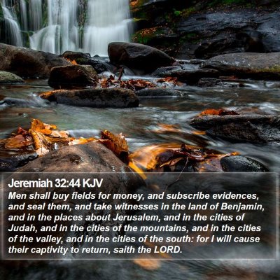 Jeremiah 32:44 KJV Bible Verse Image