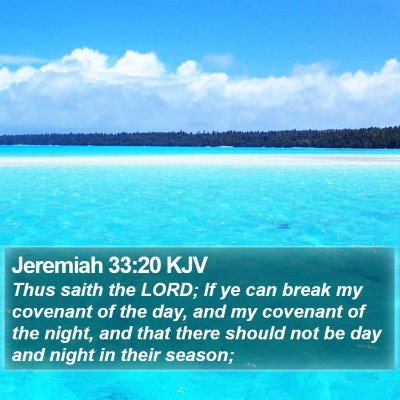 Jeremiah 33:20 KJV Bible Verse Image