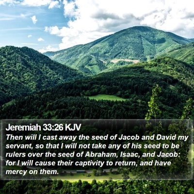 Jeremiah 33:26 KJV Bible Verse Image