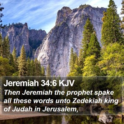 Jeremiah 34:6 KJV Bible Verse Image