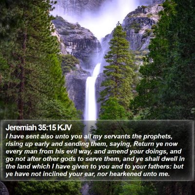 Jeremiah 35:15 KJV Bible Verse Image