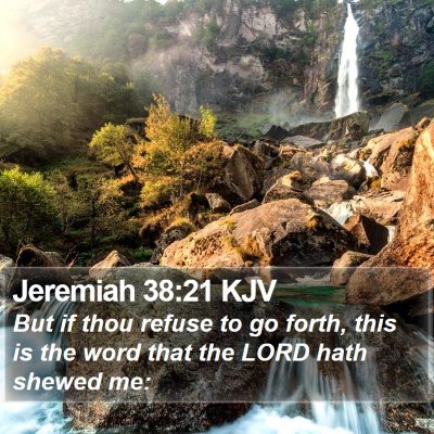 Jeremiah 38:21 KJV Bible Verse Image