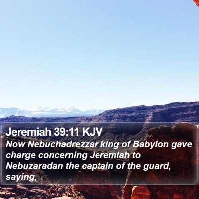 Jeremiah 39:11 KJV Bible Verse Image