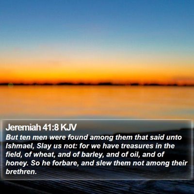 Jeremiah 41:8 KJV Bible Verse Image