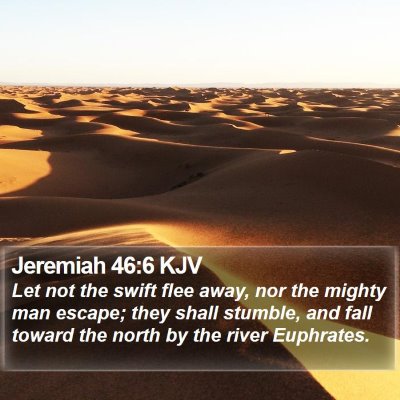 Jeremiah 46:6 KJV Bible Verse Image