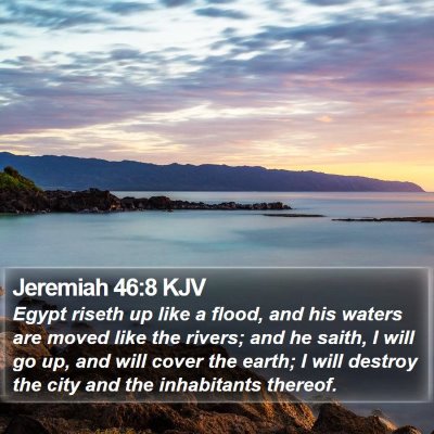 Jeremiah 46:8 KJV Bible Verse Image