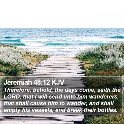 Jeremiah 48:12 KJV Bible Verse Image