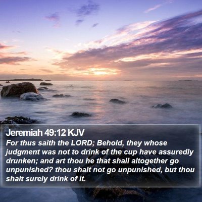 Jeremiah 49:12 KJV Bible Verse Image