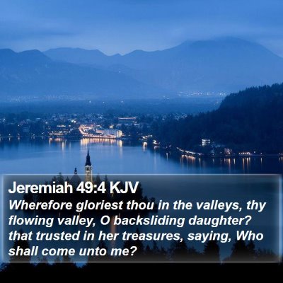 Jeremiah 49:4 KJV Bible Verse Image