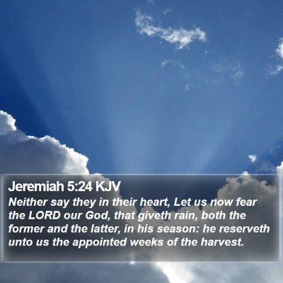 Jeremiah 5:24 KJV Bible Verse Image