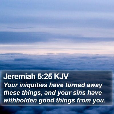 Jeremiah 5:25 KJV Bible Verse Image