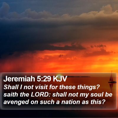 Jeremiah 5:29 KJV Bible Verse Image