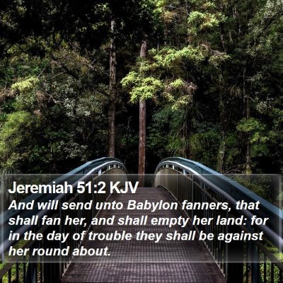 Jeremiah 51:2 KJV Bible Verse Image