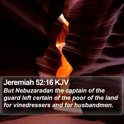 Jeremiah 52:16 KJV Bible Verse Image