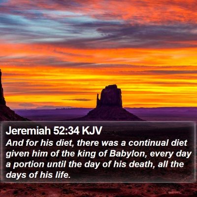 Jeremiah 52:34 KJV Bible Verse Image