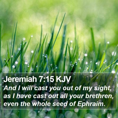 Jeremiah 7:15 KJV Bible Verse Image