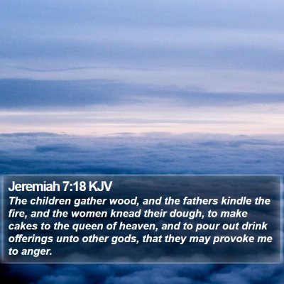 Jeremiah 7:18 KJV Bible Verse Image