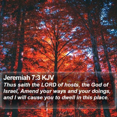 Jeremiah 7:3 KJV Bible Verse Image