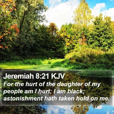 Jeremiah 8:21 KJV Bible Verse Image