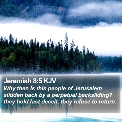 Jeremiah 8:5 KJV Bible Verse Image