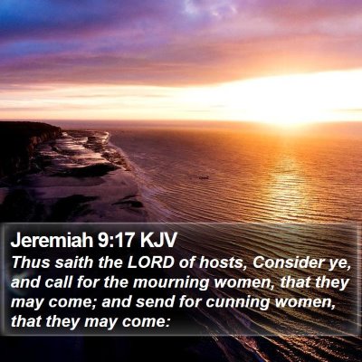 Jeremiah 9:17 KJV Bible Verse Image