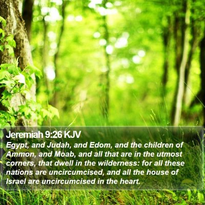 Jeremiah 9:26 KJV Bible Verse Image