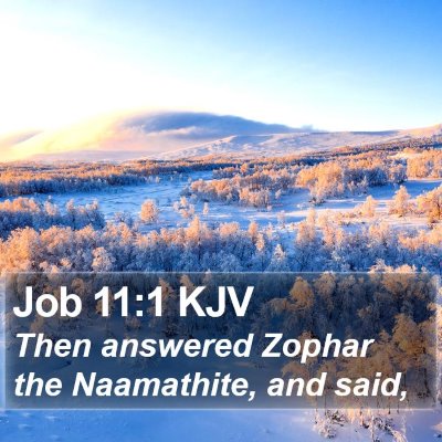 Job 11:1 KJV Bible Verse Image
