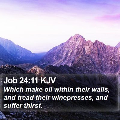 Job 24:11 KJV Bible Verse Image