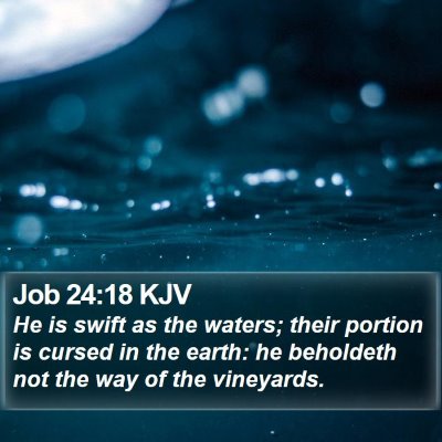 Job 24:18 KJV Bible Verse Image