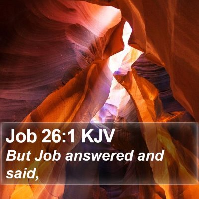 Job 26:1 KJV Bible Verse Image