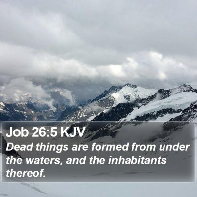 Job 26:5 KJV Bible Verse Image