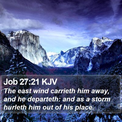 Job 27:21 KJV Bible Verse Image