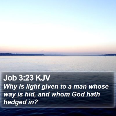 Job 3:23 KJV Bible Verse Image