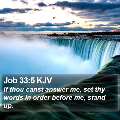 Job 33:5 KJV Bible Verse Image
