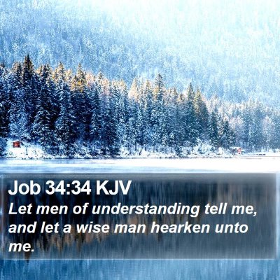 Job 34:34 KJV Bible Verse Image