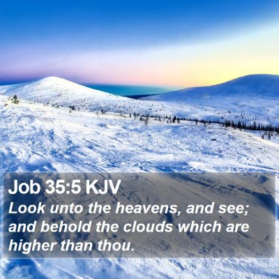 Job 35:5 KJV Bible Verse Image