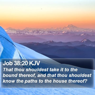 Job 38:20 KJV Bible Verse Image